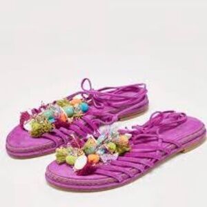 Embellished sandals by Stuart Weitzman